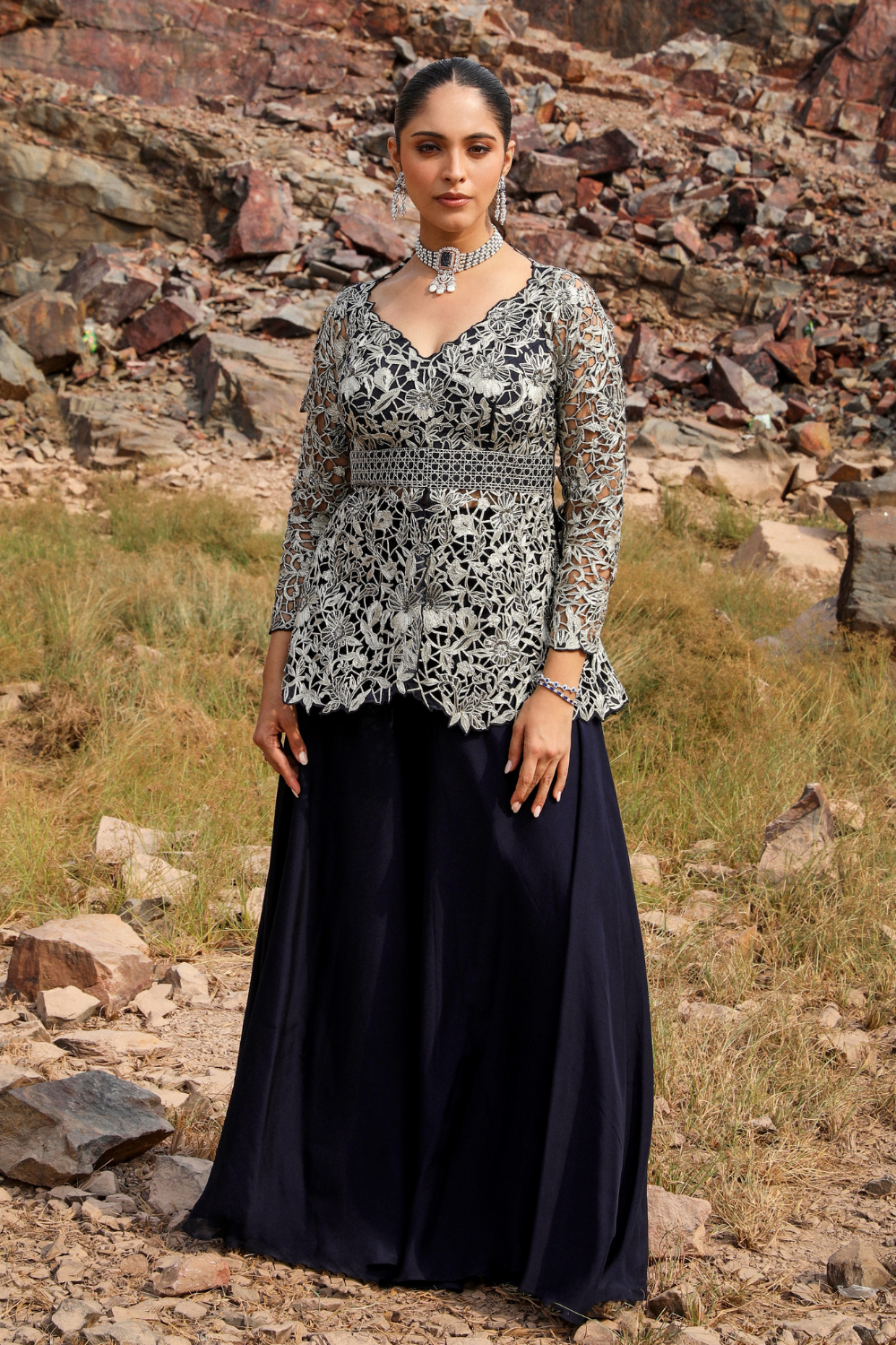 Traditional peplum tops for plus size sales