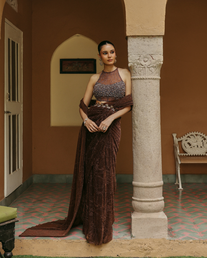 Brownie saree