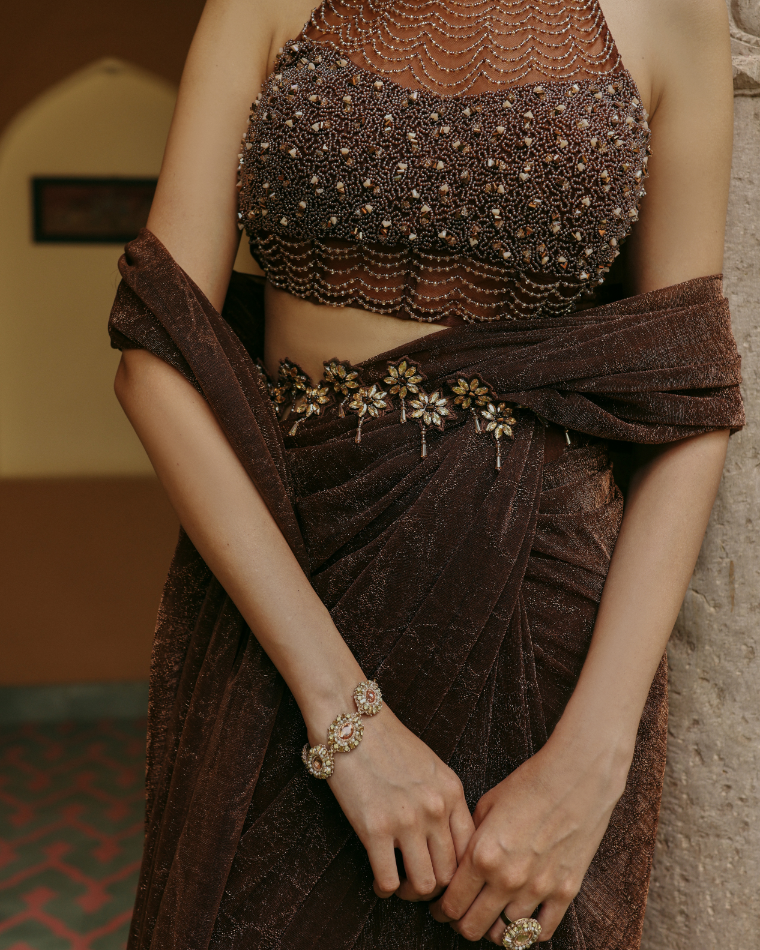 Brownie saree