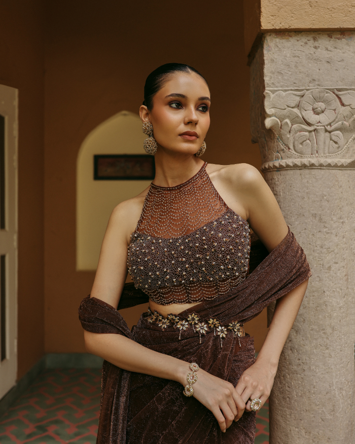 Brownie saree
