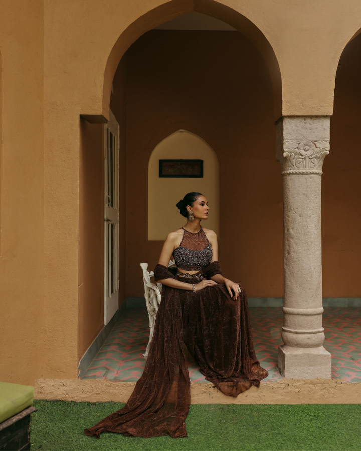 Brownie saree