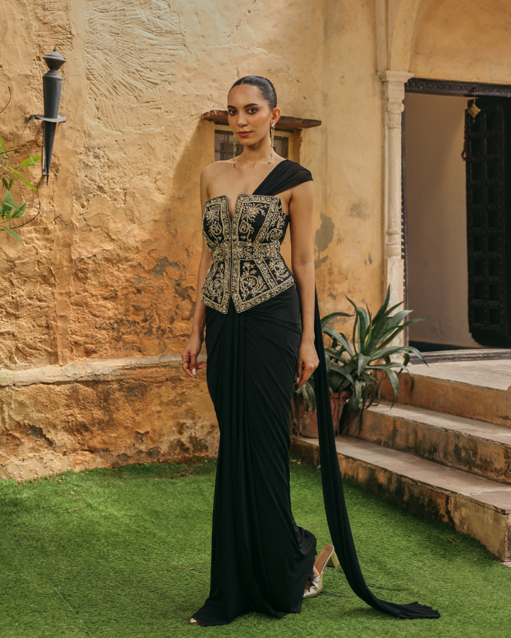 Misha drape saree