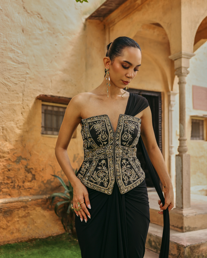 Misha drape saree
