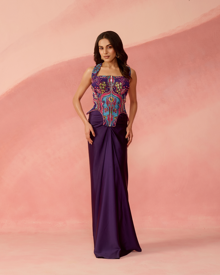 Purple Gypsy drape set