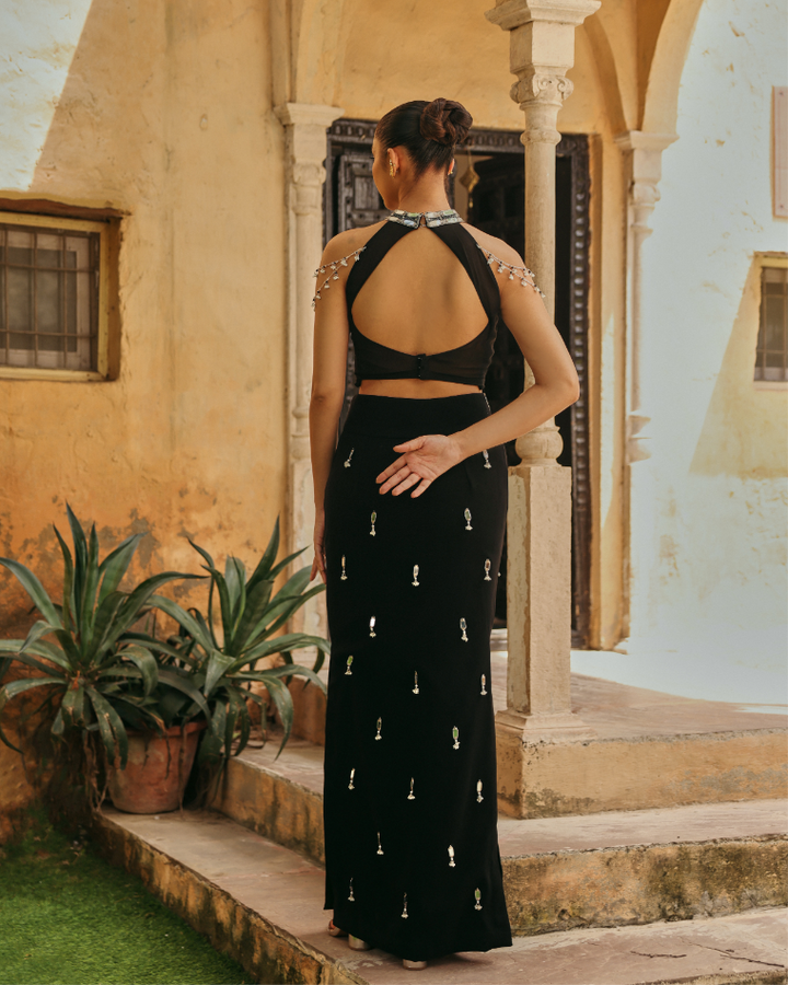 Blackjack skirt set