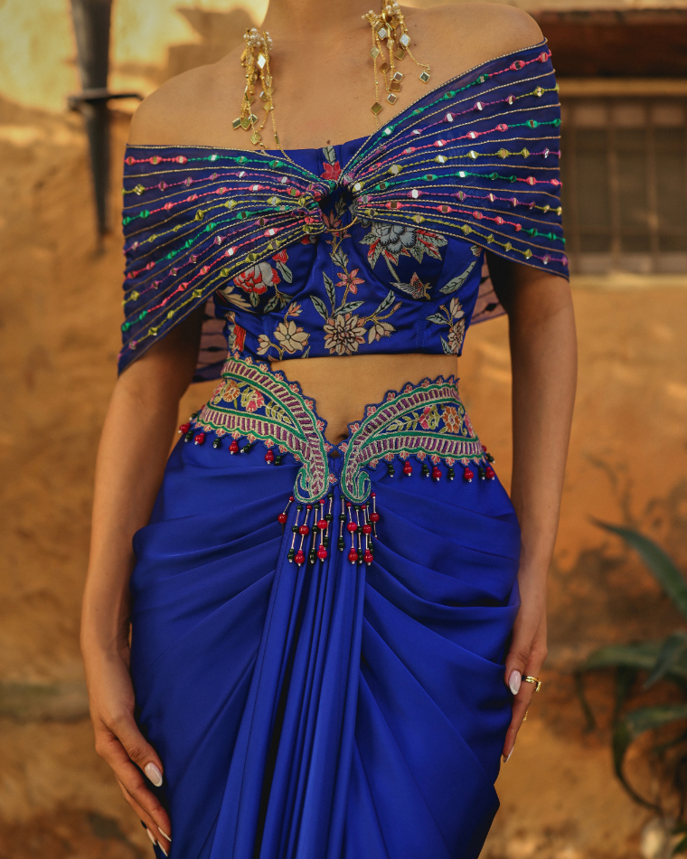 Mor albela drape set