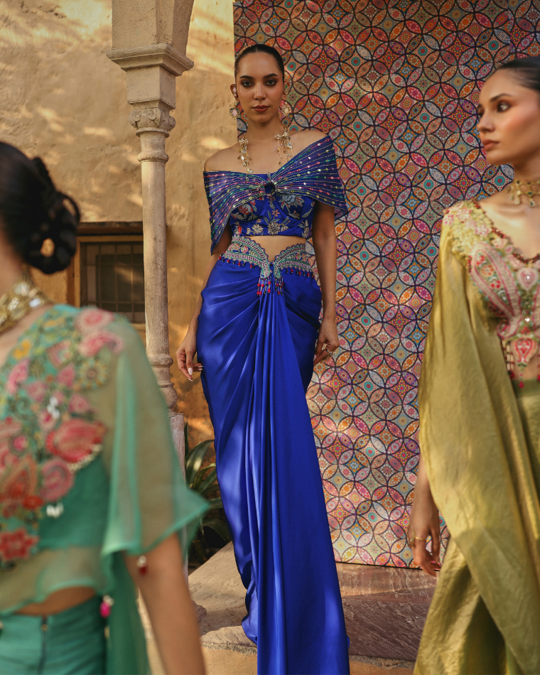 Mor albela drape set