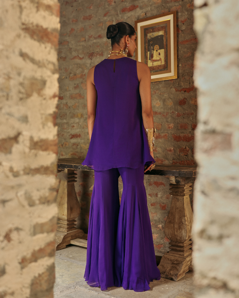 Mandala sharara suit
