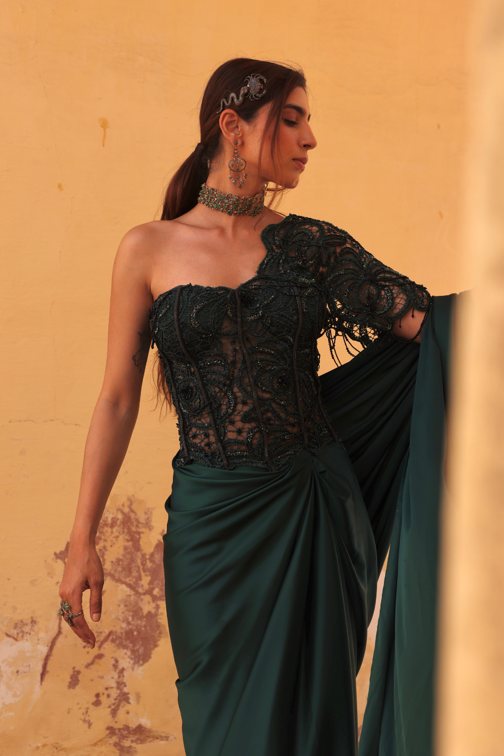 Victoria Cutwork Saree