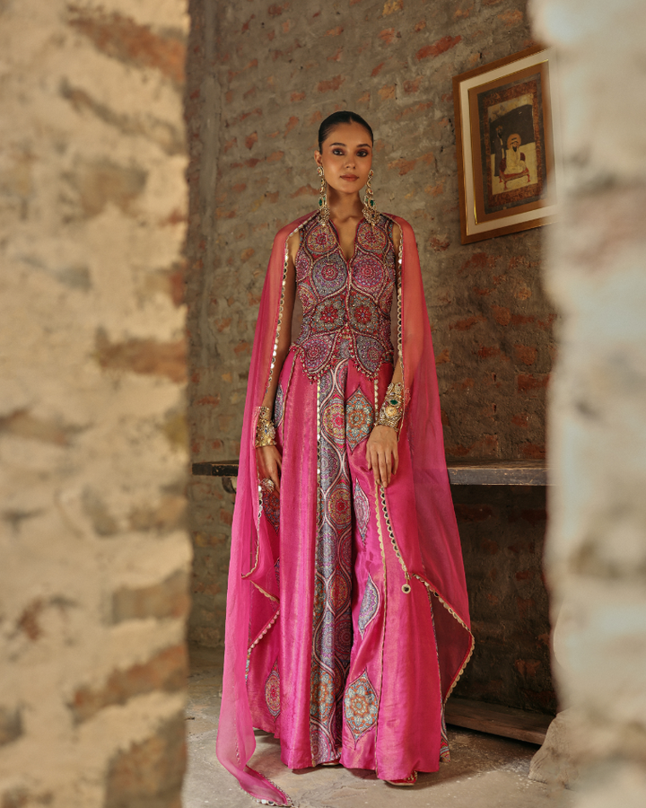 Prink sharara set