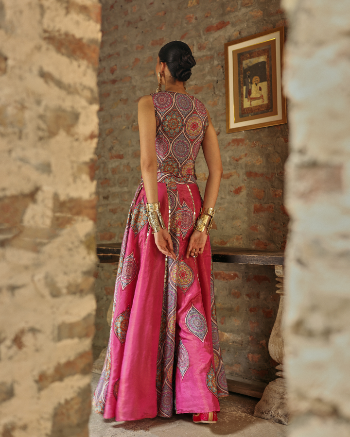 Prink sharara set