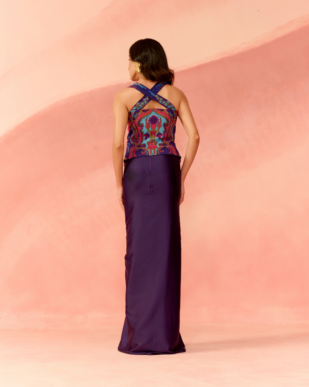 Purple Gypsy drape set
