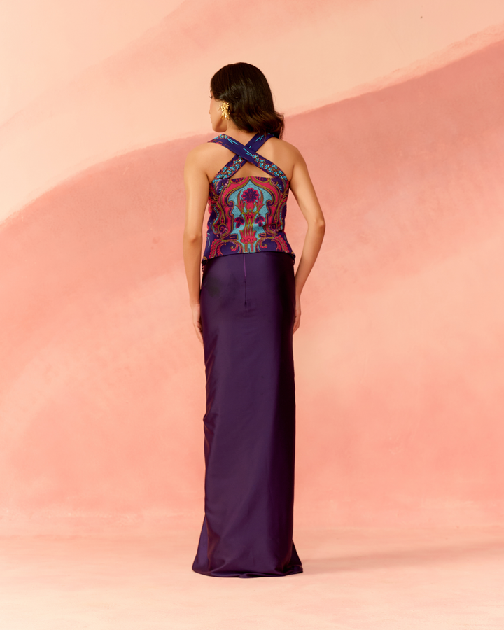 Purple Gypsy drape set