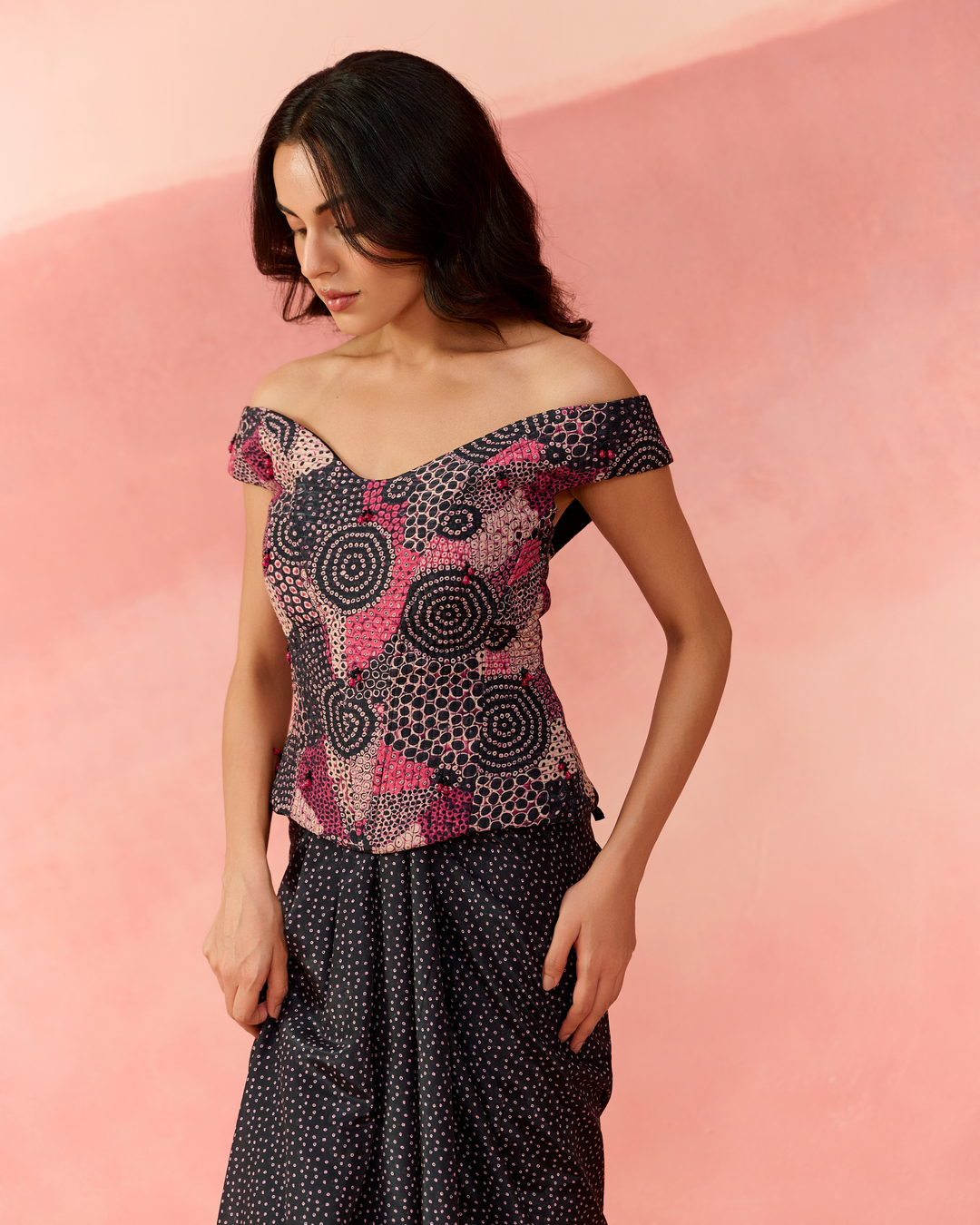 Cosmic dot drape set