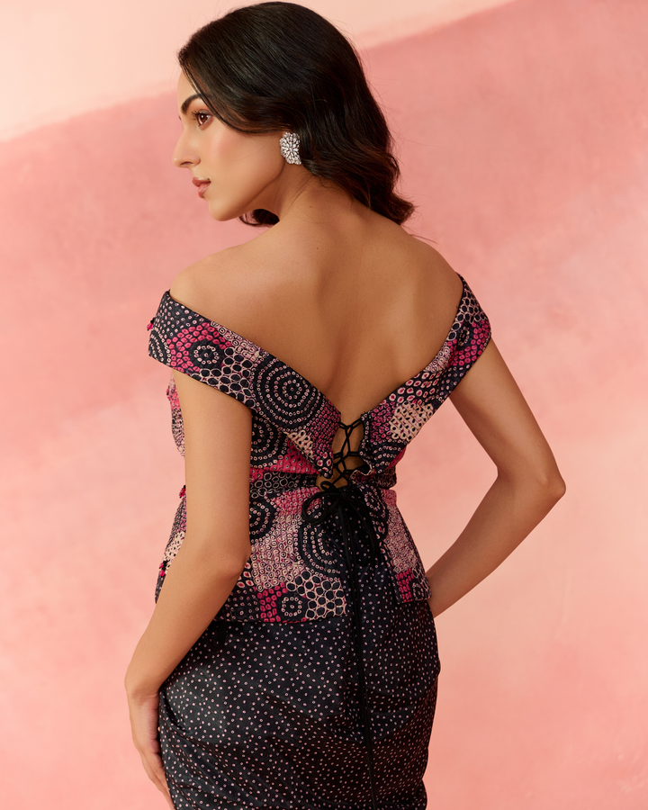 Cosmic dot drape set