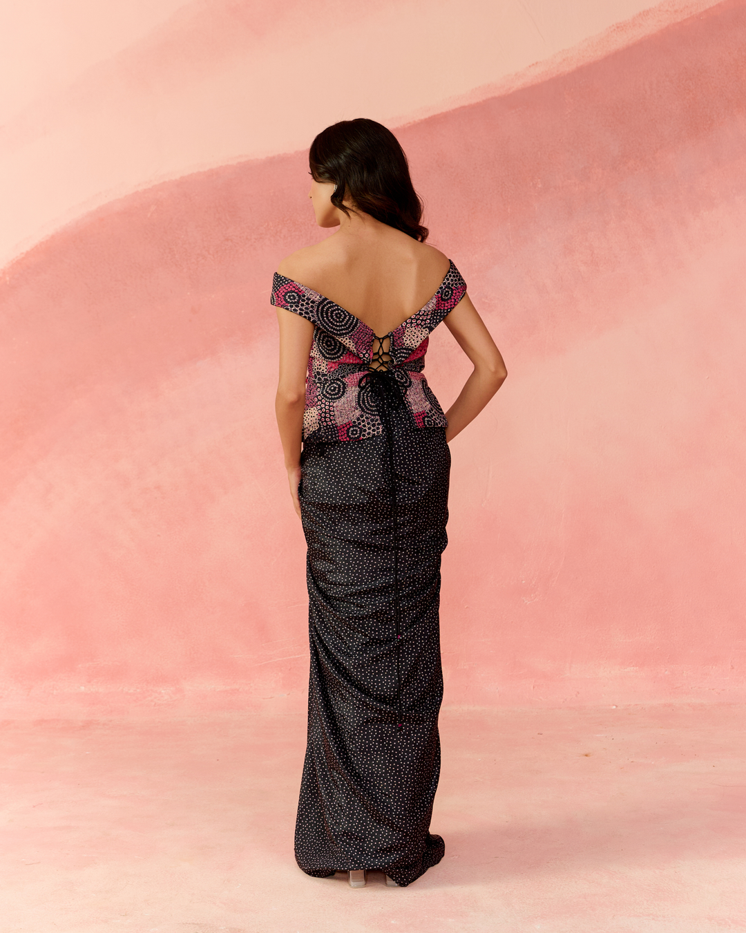 Cosmic dot drape set