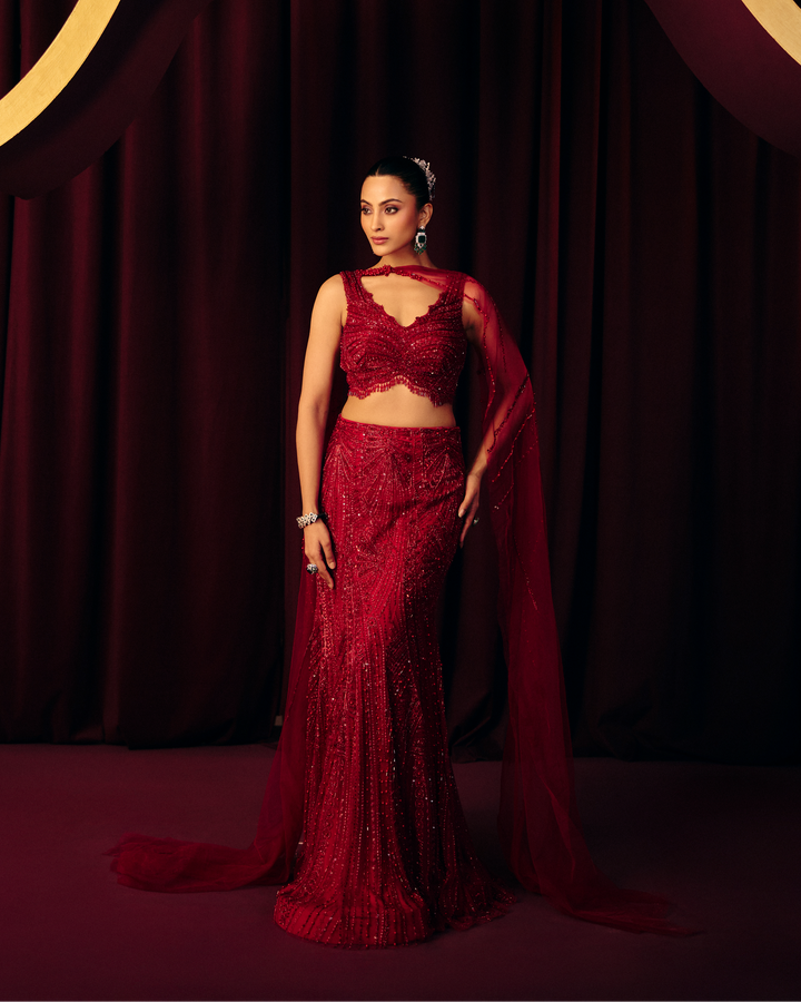 Fitoor Fish Cut Lehenga