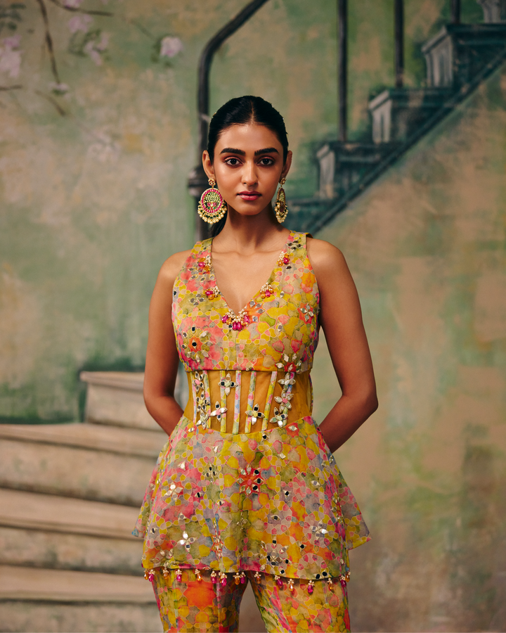 Huzoor Corset Sharara Set