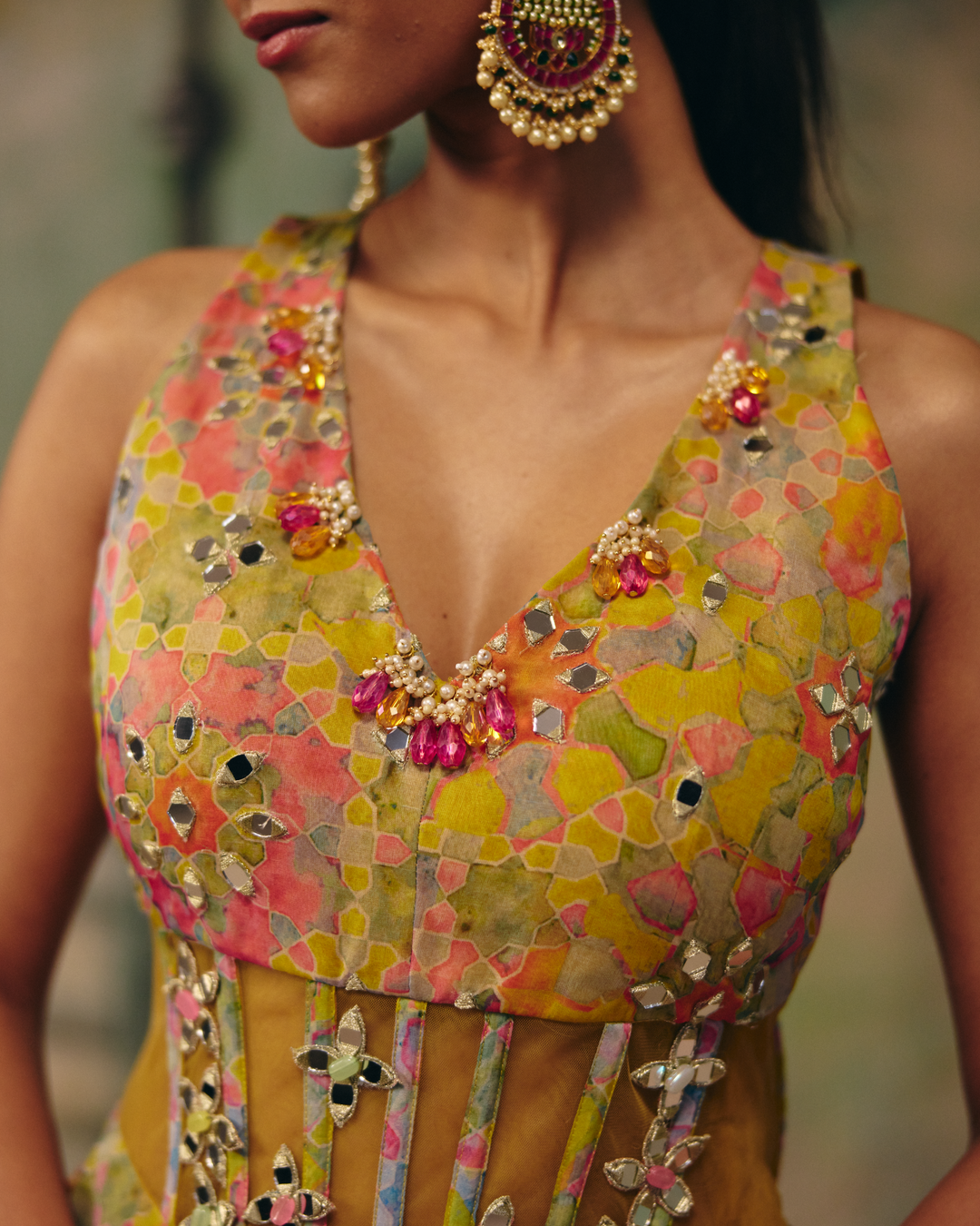 Huzoor Corset Sharara Set