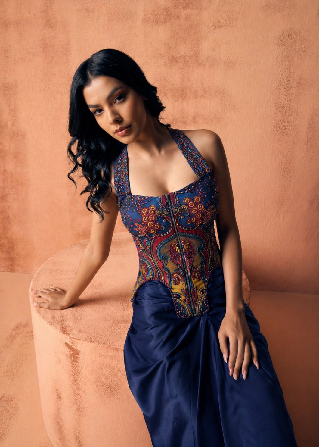 Gypsy drape set- Royal Blue