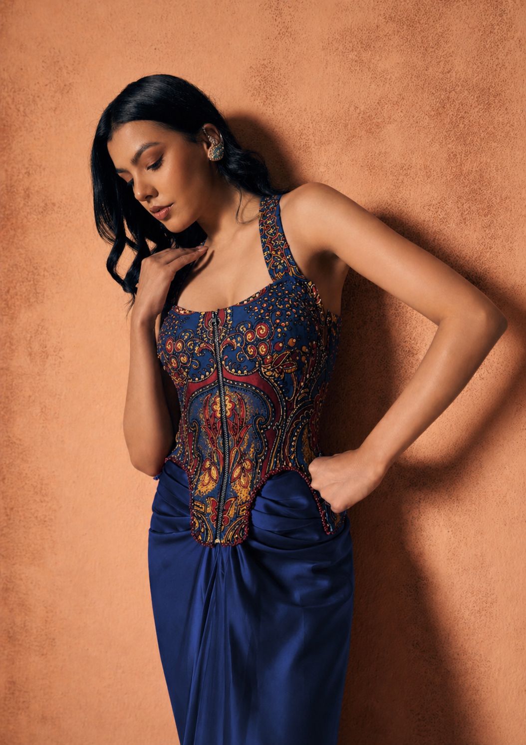 Gypsy drape set- Royal Blue